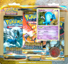 Pokemon HeartGold & SoulSilver 3-Booster Blister Pack - Wobbuffet Promo